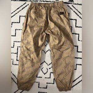 FTP x FUCT NEW tan khaki black signature jogger size Large